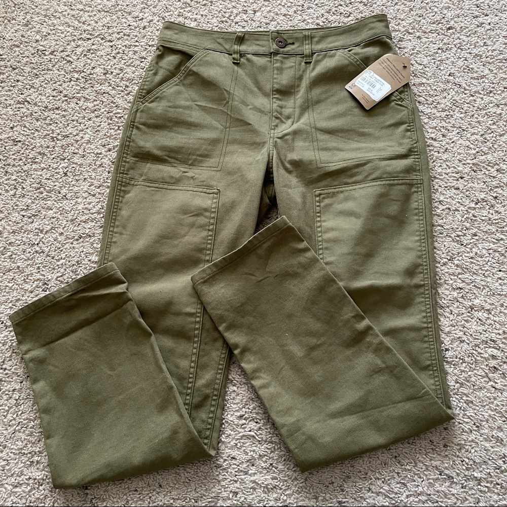 REI Co-op 8 Trailsmith Pants Green Reinforced Knees NEW